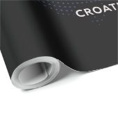 Flagge Kroatiens Geschenkpapier (Rolleneckpunkt)