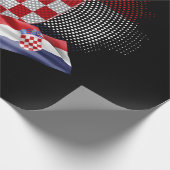 Flagge Kroatiens Geschenkpapier (Ecke)