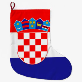 Flagge Kroatiens Großer Weihnachtsstrumpf