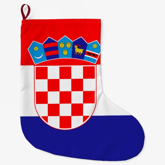 Flagge Kroatiens Großer Weihnachtsstrumpf (Vorderseite)