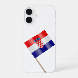 Flagge Kroatiens iPhone 16 Hülle