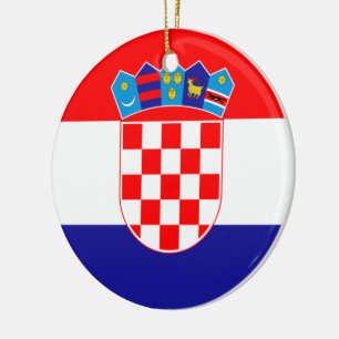 Flagge Kroatiens Keramik Ornament