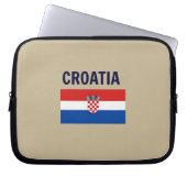 Flagge Kroatiens - Laptop-Sieb Laptopschutzhülle (Vorderseite)