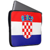 Flagge Kroatiens Laptopschutzhülle (Vorne Rechts)