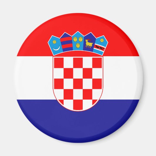 Flagge Kroatiens Magnet (Vorne)