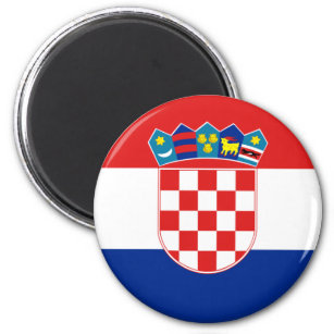 Flagge Kroatiens Magnet