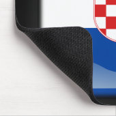 Flagge Kroatiens Mousepad (Ecke)