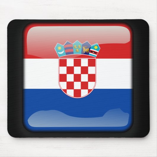 Flagge Kroatiens Mousepad (Vorne)