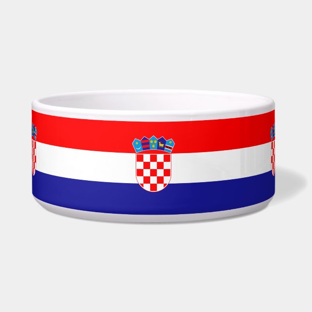Flagge Kroatiens Napf (Vorderseite)