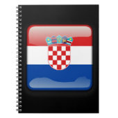 Flagge Kroatiens Notizblock (Vorderseite)