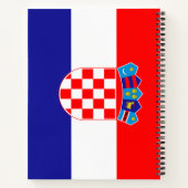 Flagge Kroatiens Notizblock (Rückseite)