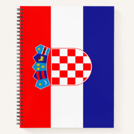 Flagge Kroatiens Notizblock
