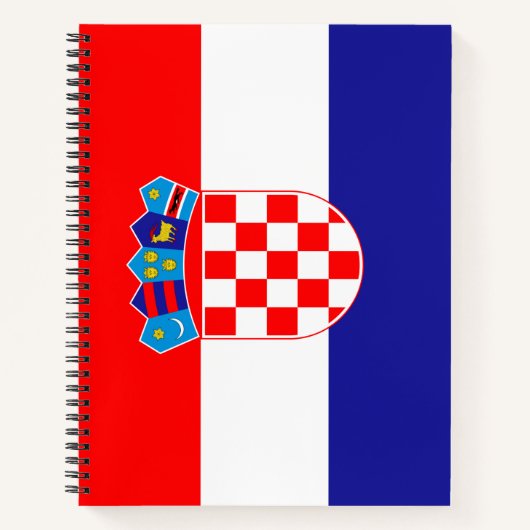 Flagge Kroatiens Notizblock (Vorderseite)