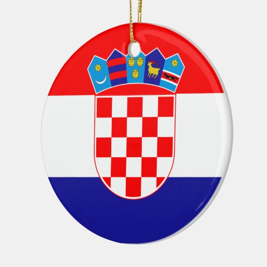 Flagge Kroatiens - Ornament (Links)
