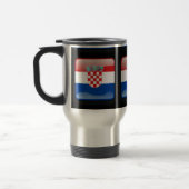 Flagge Kroatiens Reisebecher (Links)