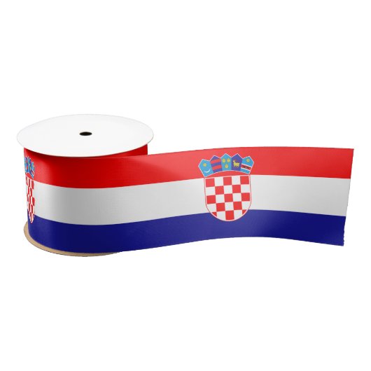 Flagge Kroatiens Satinband (Spule)