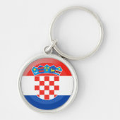 Flagge Kroatiens Schlüsselanhänger (Vorne)