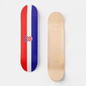 Flagge Kroatiens Skateboard (Vorderseite)