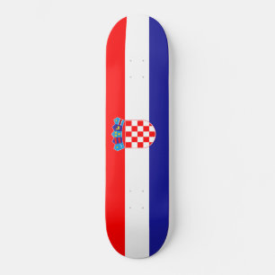 Flagge Kroatiens Skateboard