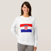 Flagge Kroatiens T-Shirt (Vorne ganz)
