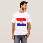 Flagge Kroatiens T-Shirt (Vorne ganz)