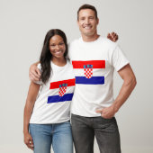 Flagge Kroatiens T-Shirt (Unisex)