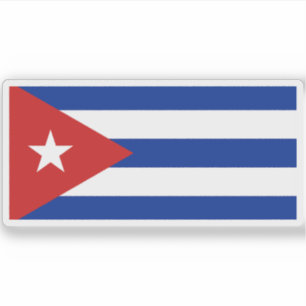 Flagge Kubas Aufkleber