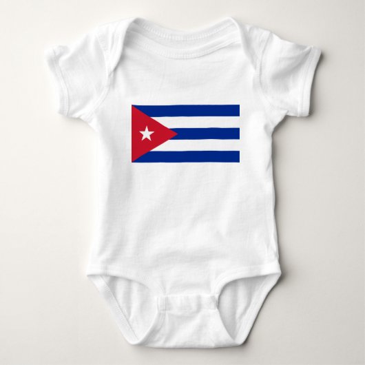 Flagge Kubas Baby Strampler (Vorderseite)