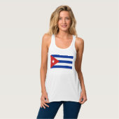 Flagge Kubas - Bandera de Cuba Tank Top (Vorderseite Vollansicht)