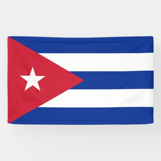 Flagge Kubas Banner (Horizontal)