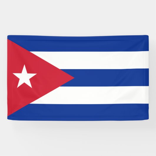 Flagge Kubas Banner (Horizontal)