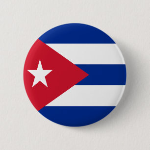 Flagge Kubas Button