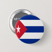 Flagge Kubas Button (Vorne & Hinten)