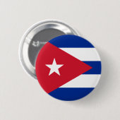 Flagge Kubas Button (Vorne & Hinten)