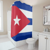 Flagge Kubas Duschvorhang (Beispiel)