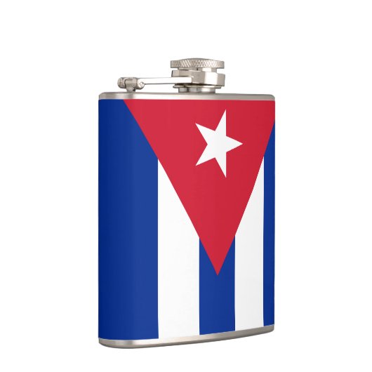 Flagge Kubas Flachmann (Rechts)