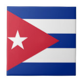 Flagge Kubas Fliese (Vorderseite)