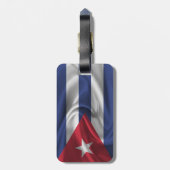 Flagge Kubas Gepäckanhänger (Rückseite vertikal)