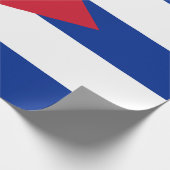 Flagge Kubas Geschenkpapier (Ecke)