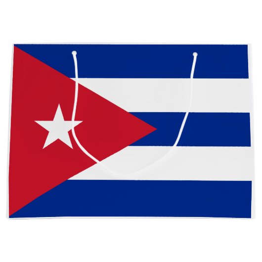 Flagge Kubas Große Geschenktüte (Vorderseite)