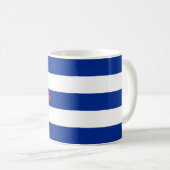 Flagge Kubas Kaffeetasse (VorderseiteRechts)