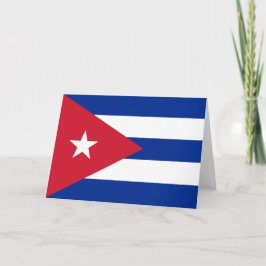 Flagge Kubas Karte