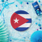 Flagge Kubas (Kuba) Pappteller (Party)