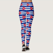 Flagge Kubas Leggings (Rückseite)