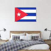 Flagge Kubas Leinwanddruck (Insitu (Schlafzimmer))