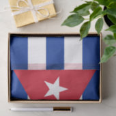 Flagge Kubas Seidenpapier (Geschenk)