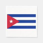 Flagge Kubas Serviette (Vorderseite)