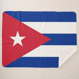 Flagge Kubas Sherpadecke