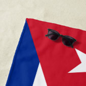 Flagge Kubas Strandtuch (Beispiel)