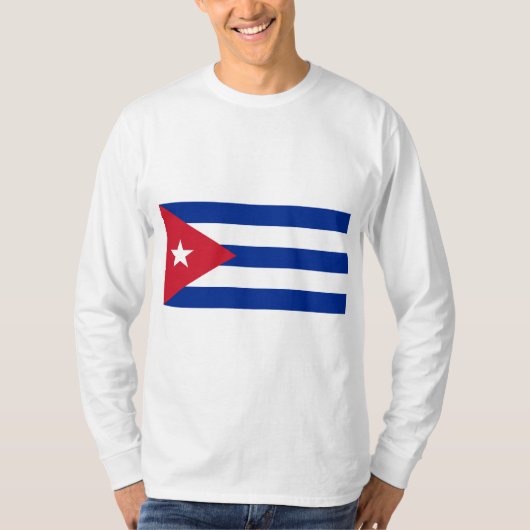 Flagge Kubas T-Shirt (Vorderseite)
